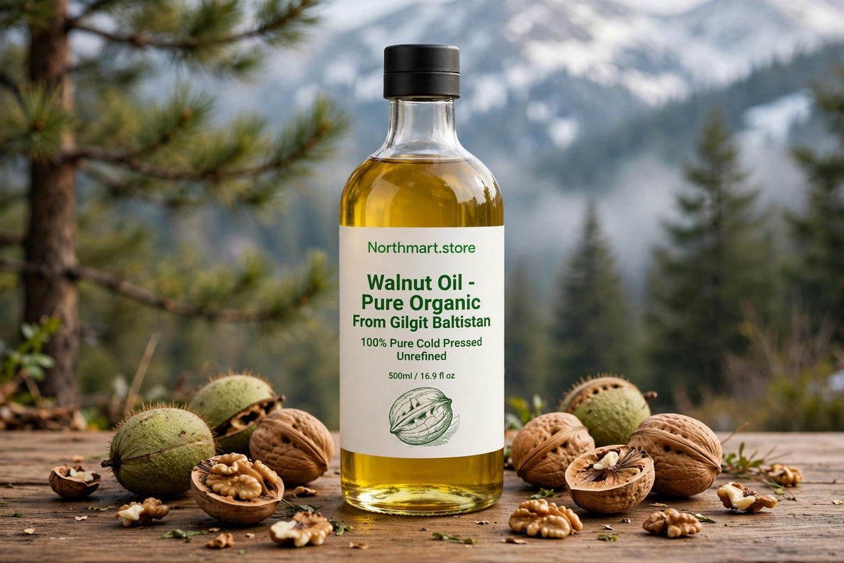Organic Walnut Oil Form Gilgit Baltisan