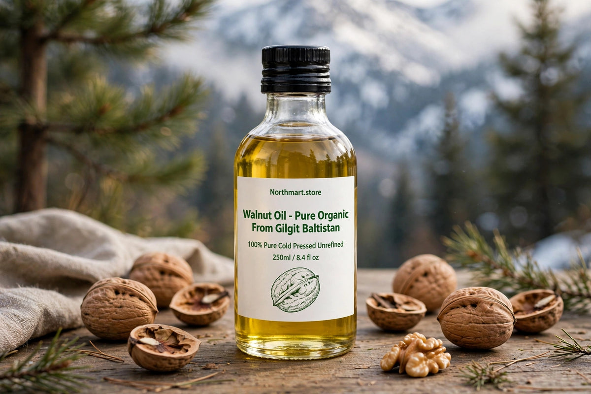 Organic Walnut Oil Form Gilgit Baltisan
