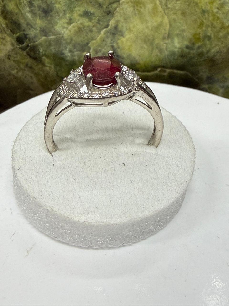 Ruby Stone Ring – 925 Sterling Silver
Add timeless elegance to your jewelry collection with this stunning Ruby Stone Ring, beautifully handcrafted in genuine 925 sterling silver. Featuring a vibrant red ruby, this ring symbolizes love, passion, confidence
