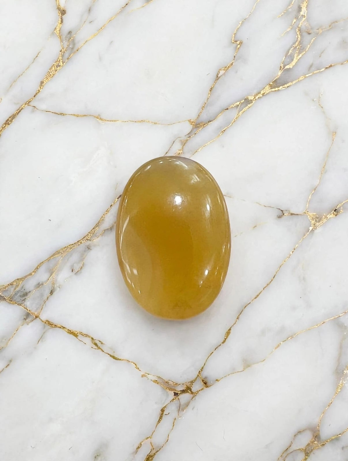 Natural Zard Aqeeq Stone (Yellow Agate)
