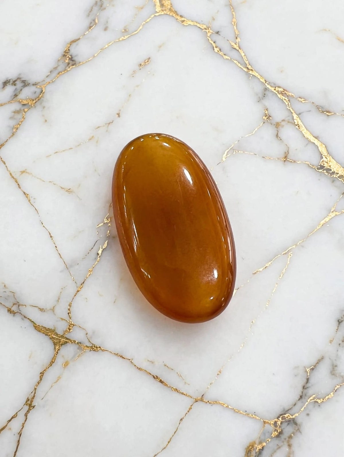 Natural Zard Aqeeq Stone (Yellow Agate)