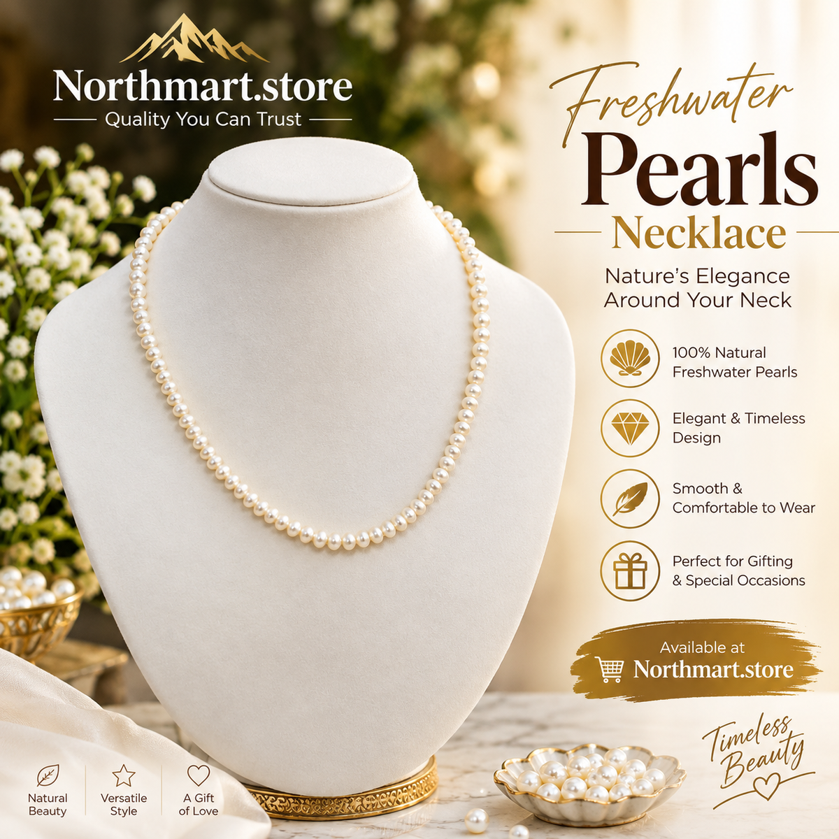Fresh Water Pearls Necklace