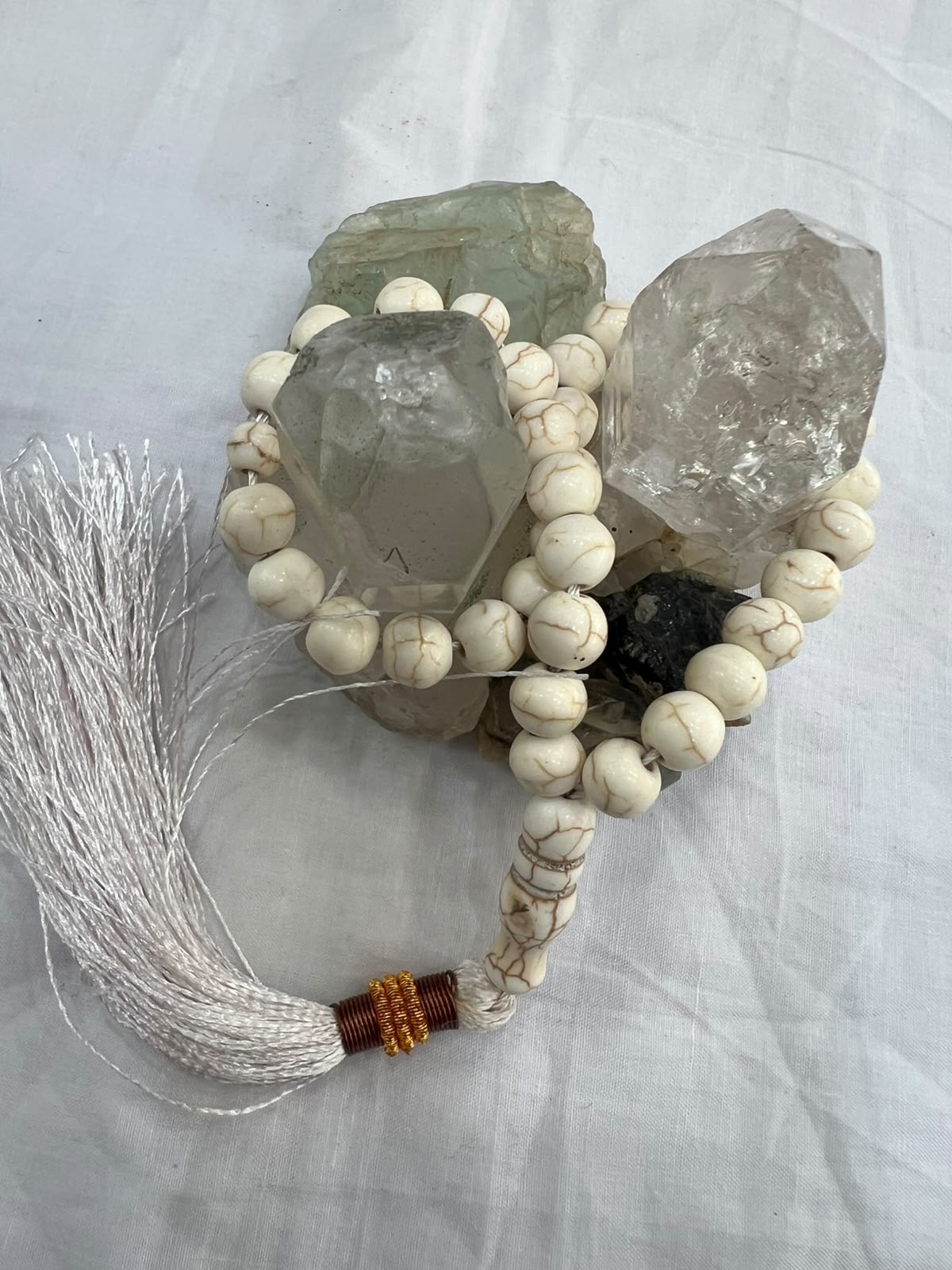 White Feroza Stone Tasbeeh