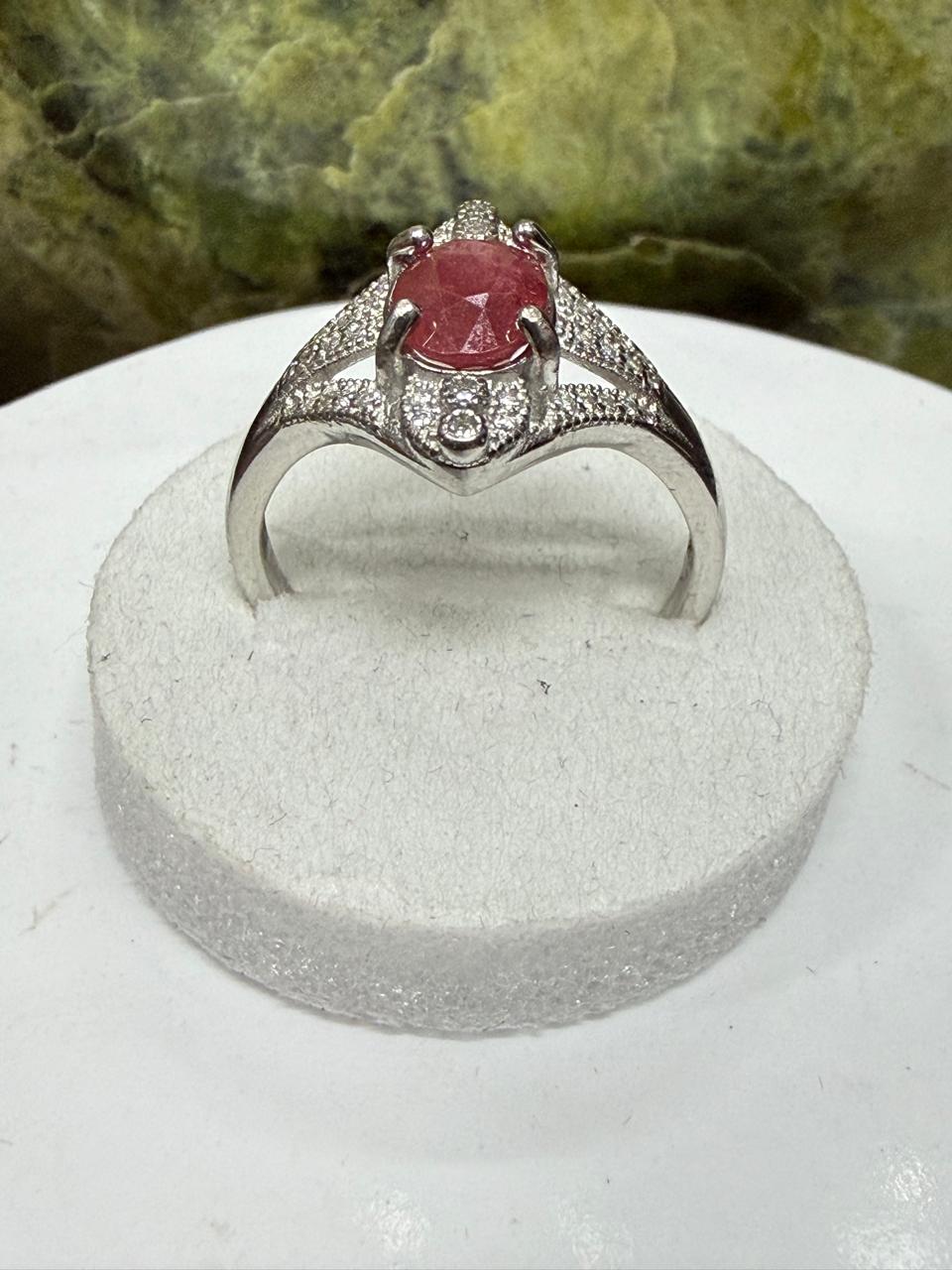 Ruby Stone Ring – 925 Sterling Silver
Add timeless elegance to your jewelry collection with this stunning Ruby Stone Ring, beautifully handcrafted in genuine 925 sterling silver. Featuring a vibrant red ruby, this ring symbolizes love, passion, confidence
