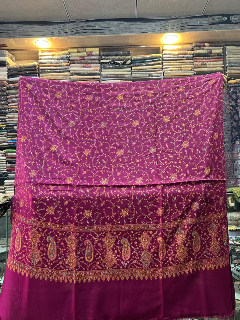 Pashmina Full Handwork Shawl – A Masterpiece of Timeless Elegance