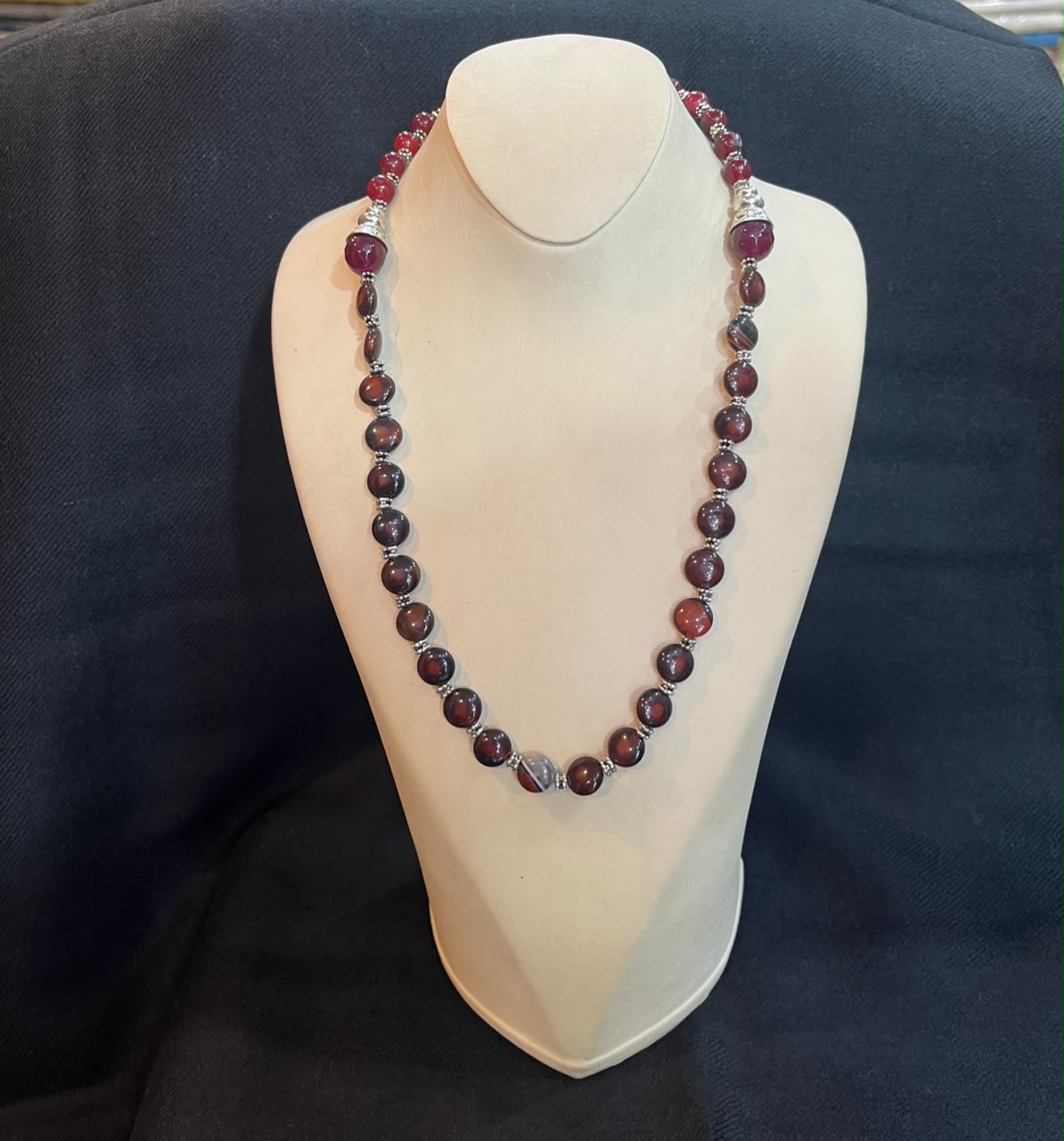 Aqeeq Stone Necklace
