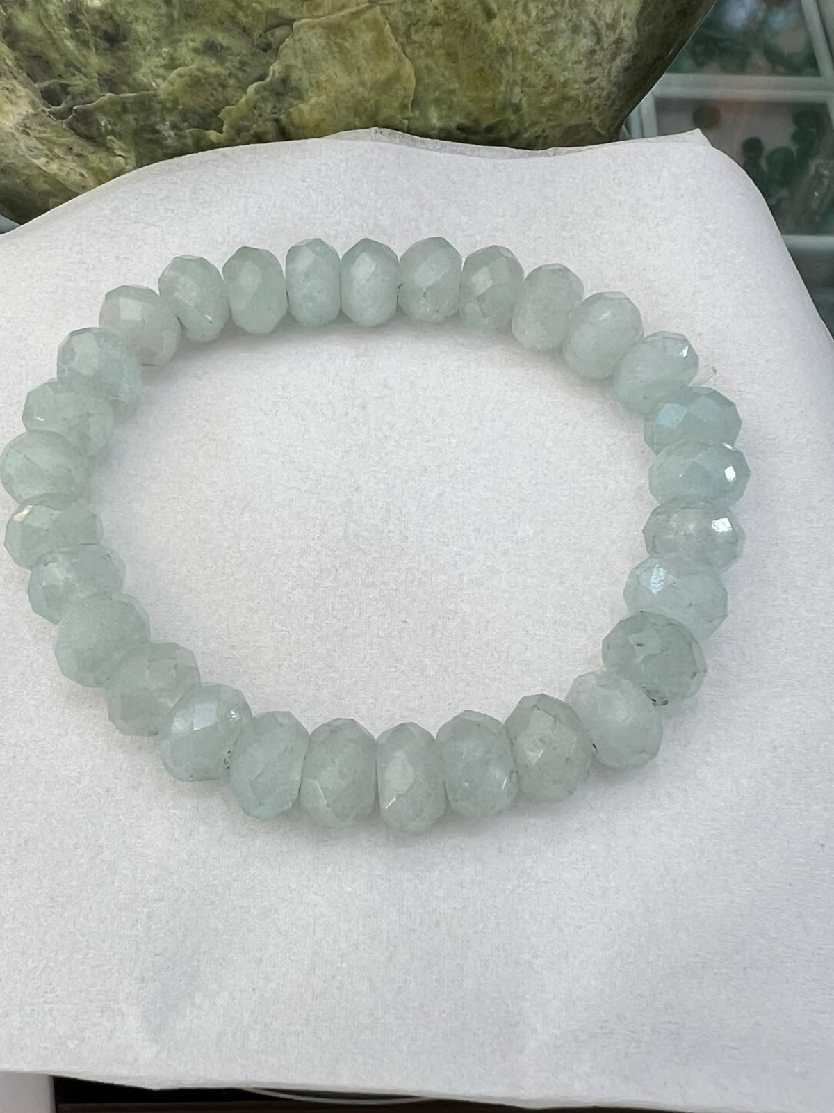 Aquamarine Stone Bracelet