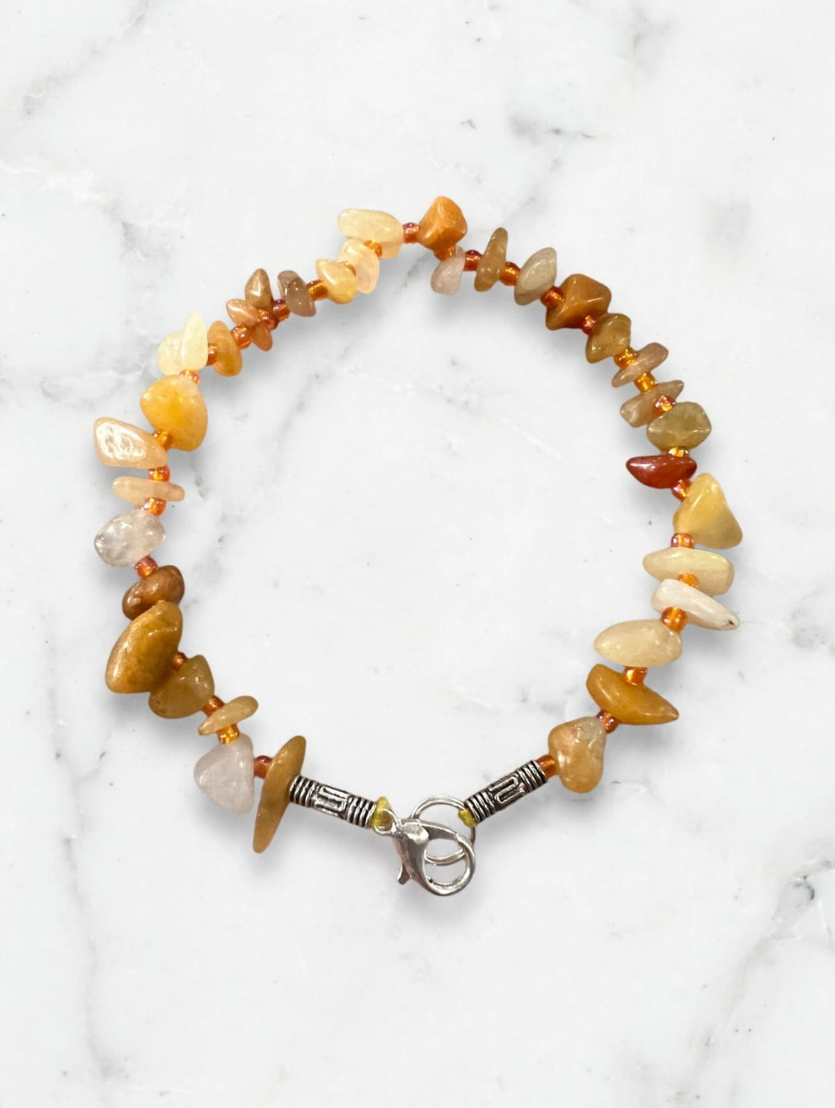 Multicolour Agate Chip Stone Bracelet