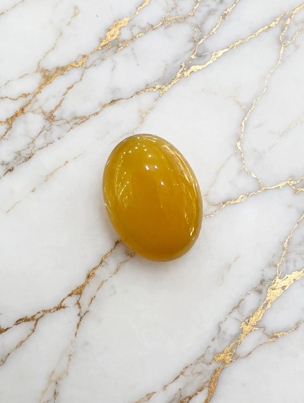 Natural Zard Aqeeq Stone (Yellow Agate)