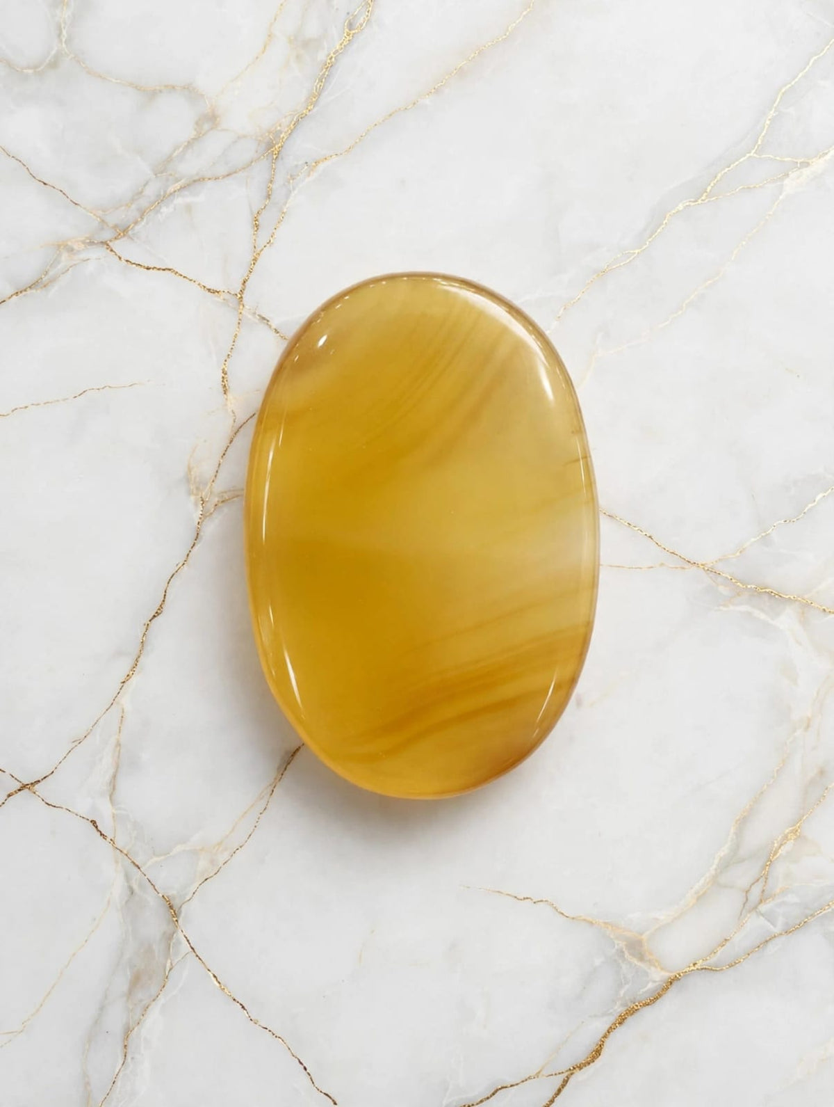 Natural Zard Aqeeq Stone (Yellow Agate)