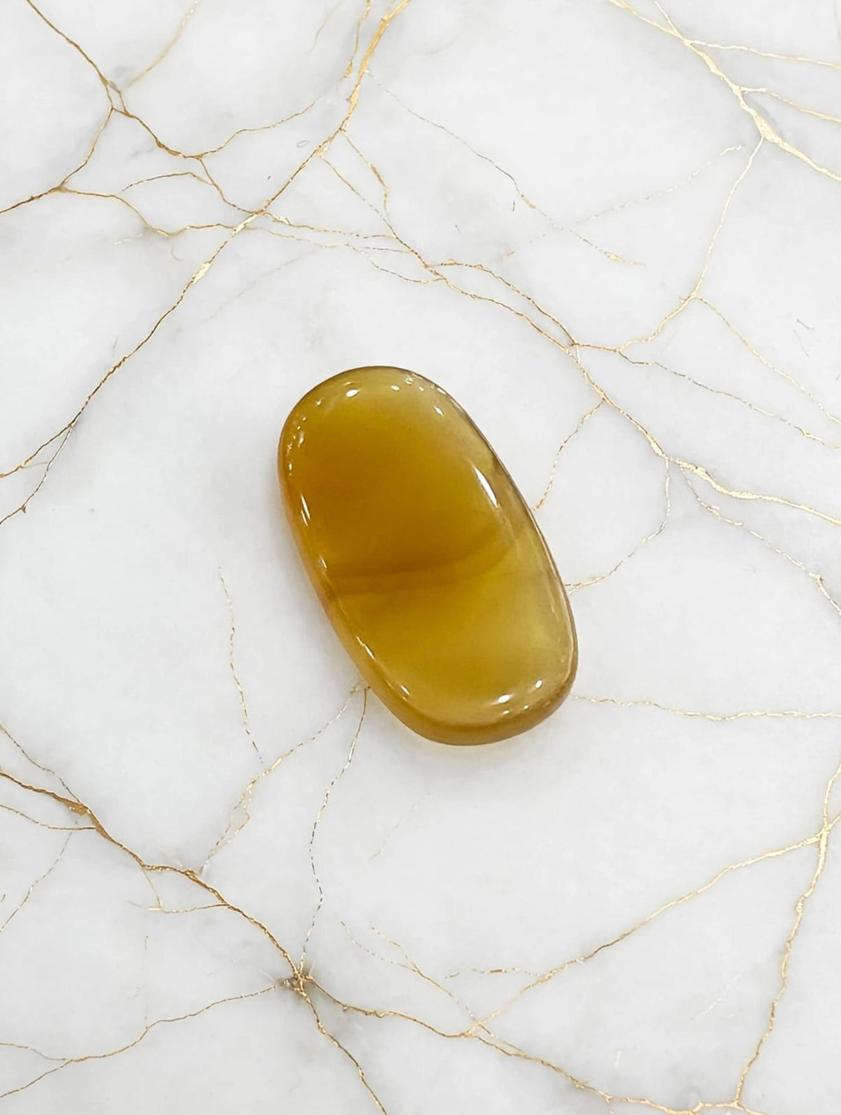 Natural Zard Aqeeq Stone (Yellow Agate)