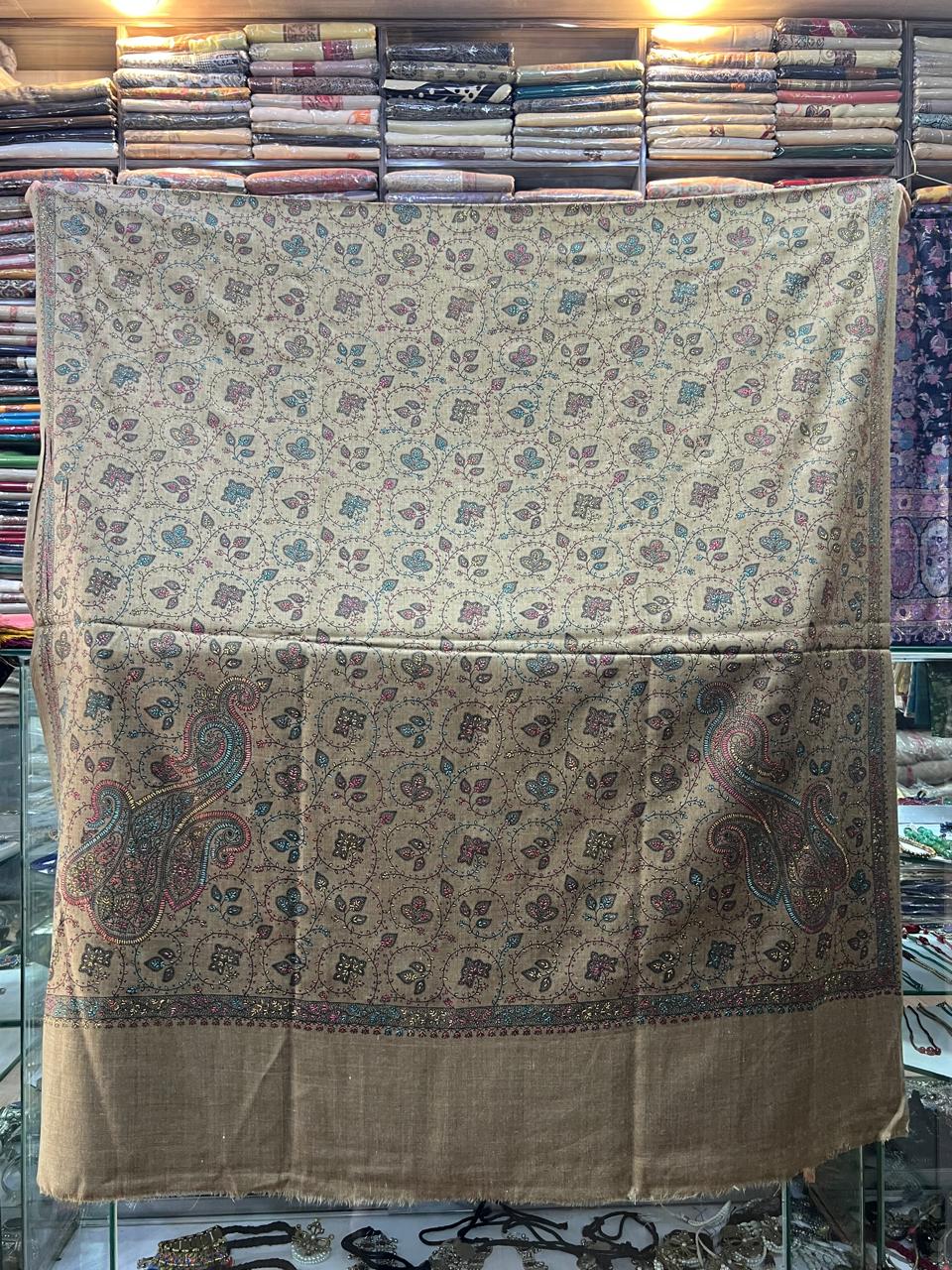 Pashmina Full Handwork Shawl – A Masterpiece of Timeless Elegance