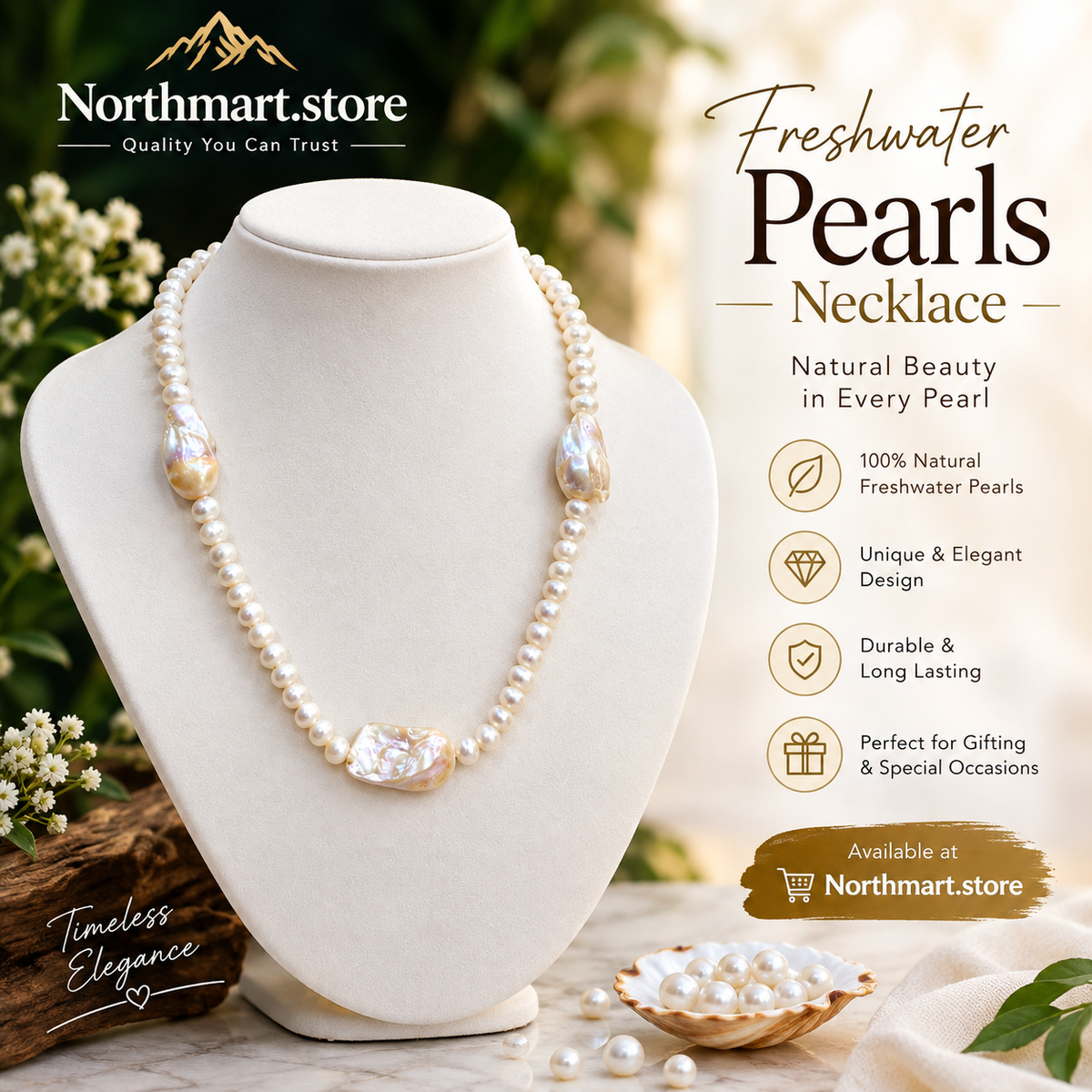Fresh Water Pearls Necklace