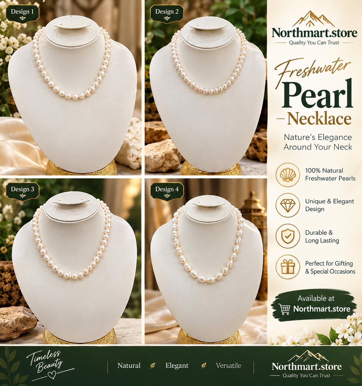 Fresh Water Pearls Mala