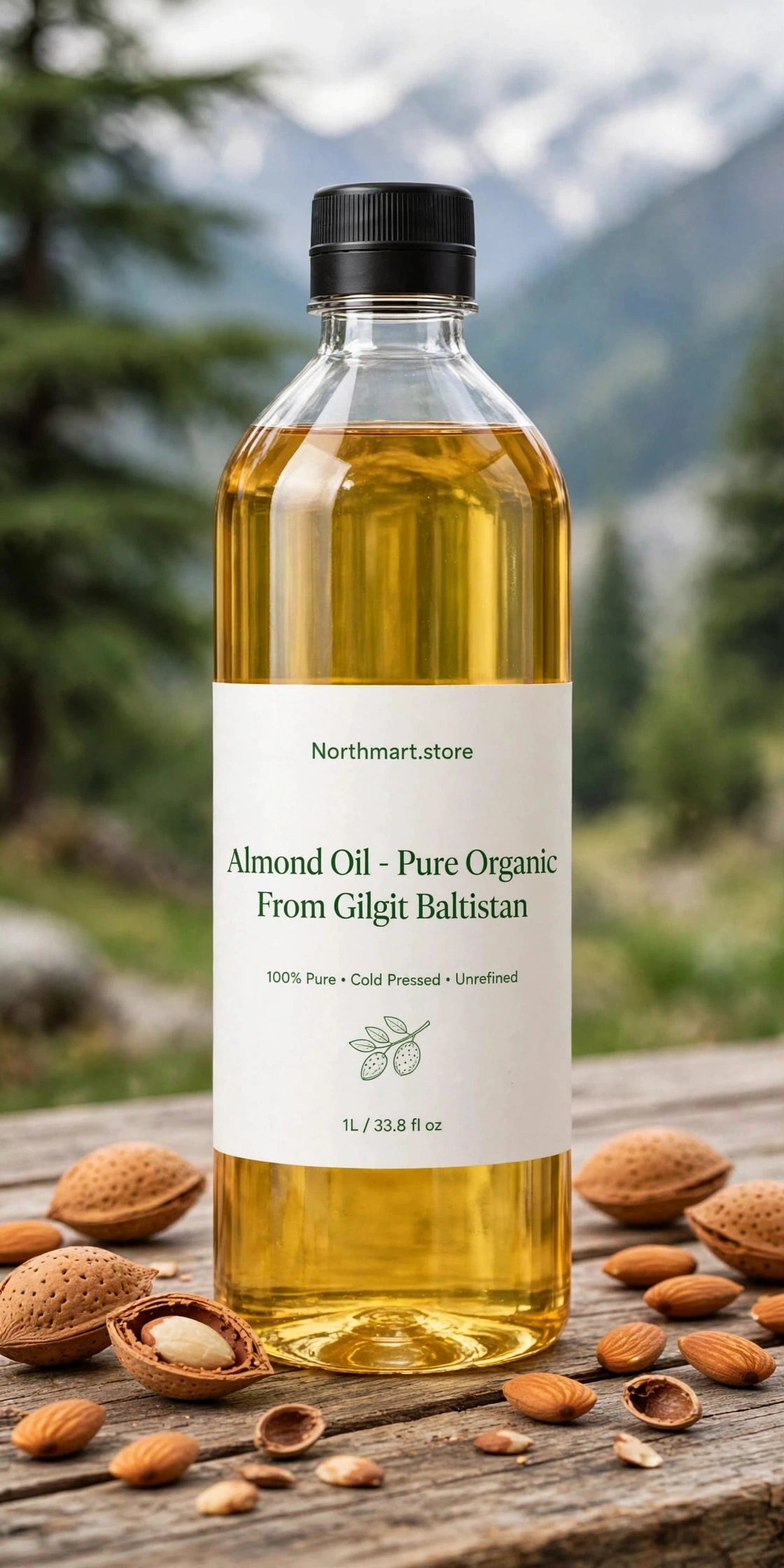 Organic Almond Oil Form Gilgit Baltisan