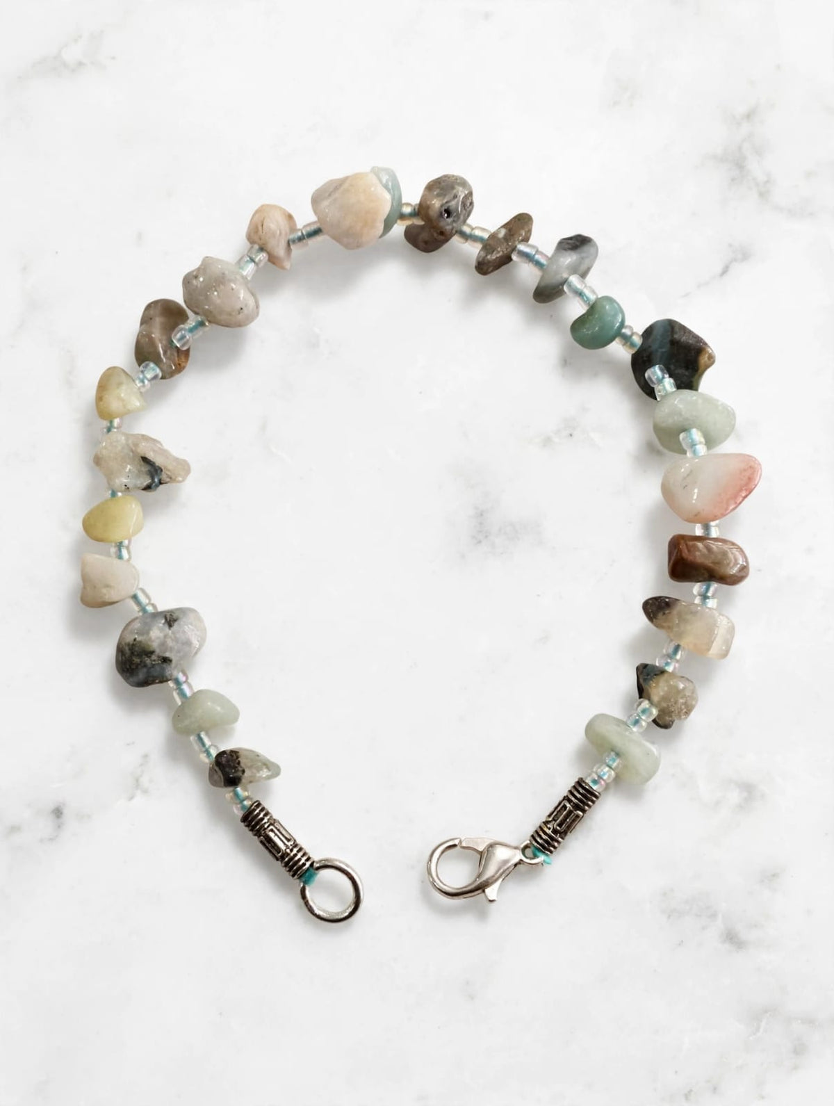 Multi-Colored Stone Bracelet