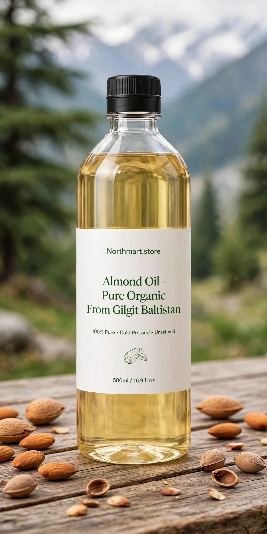 Organic Almond Oil Form Gilgit Baltisan