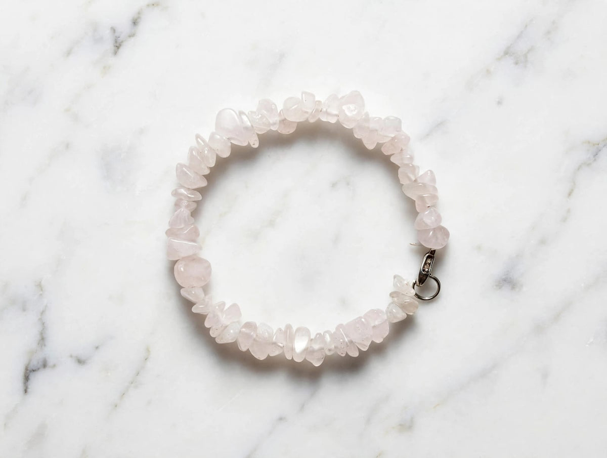 Rose Quartz Stone Bracelet