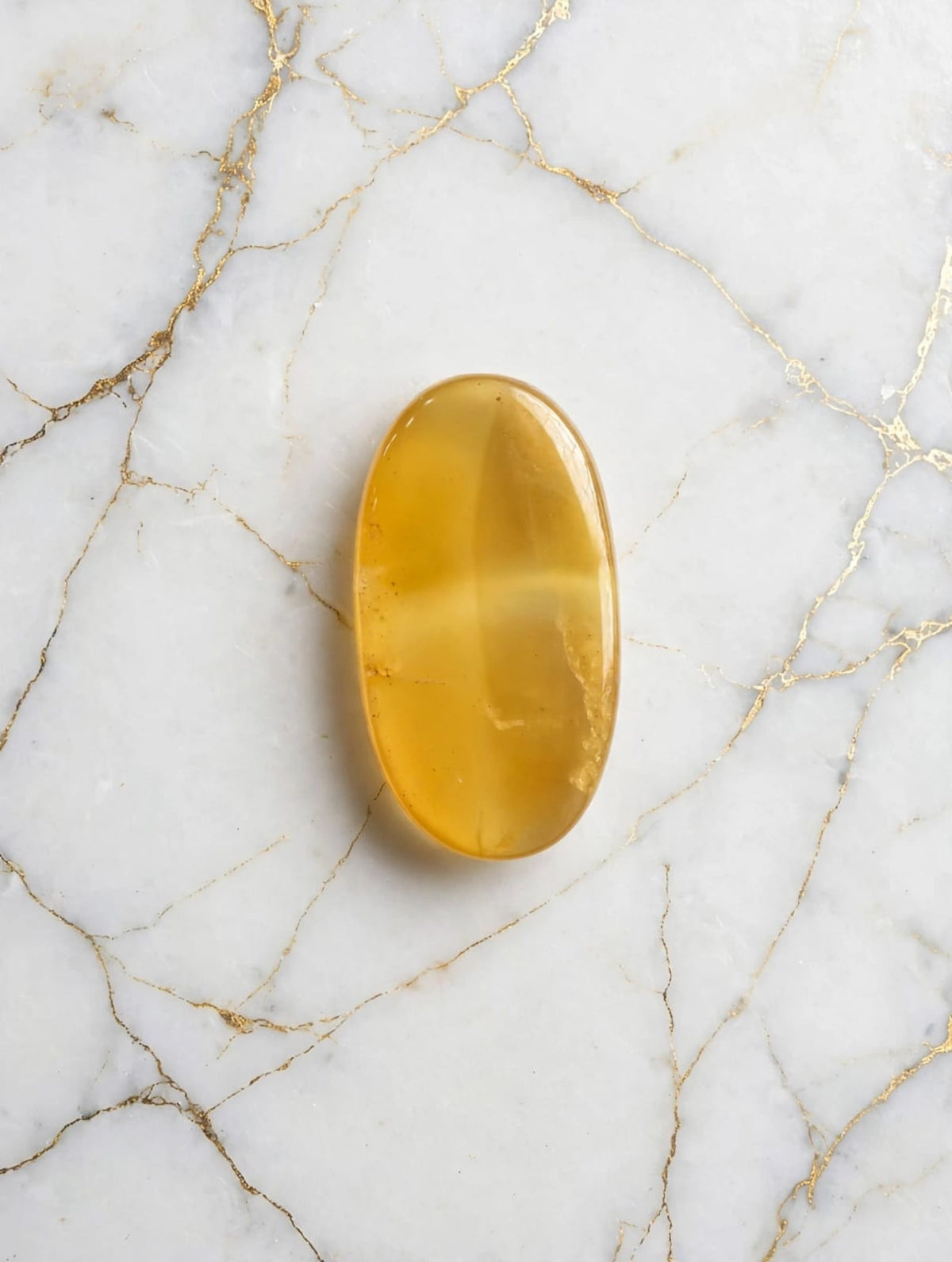Natural Zard Aqeeq Stone (Yellow Agate)