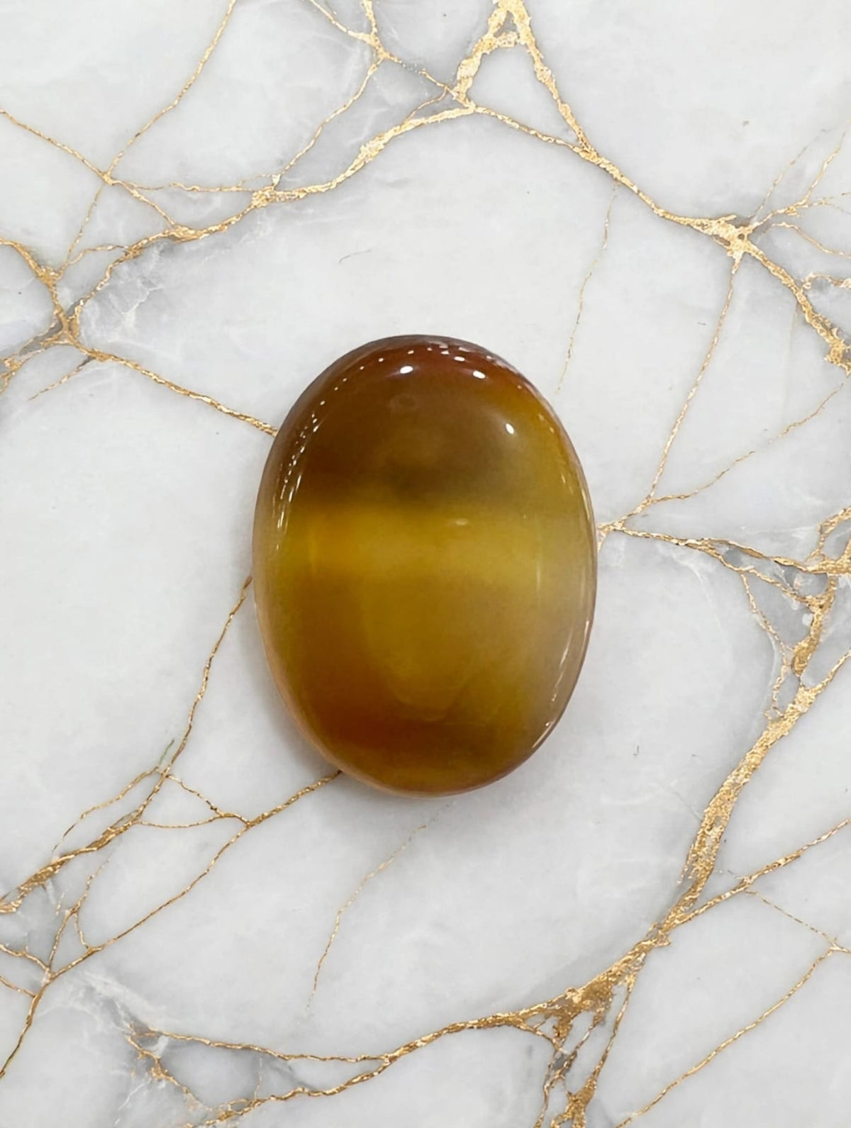 Natural Zard Aqeeq Stone (Yellow Agate)