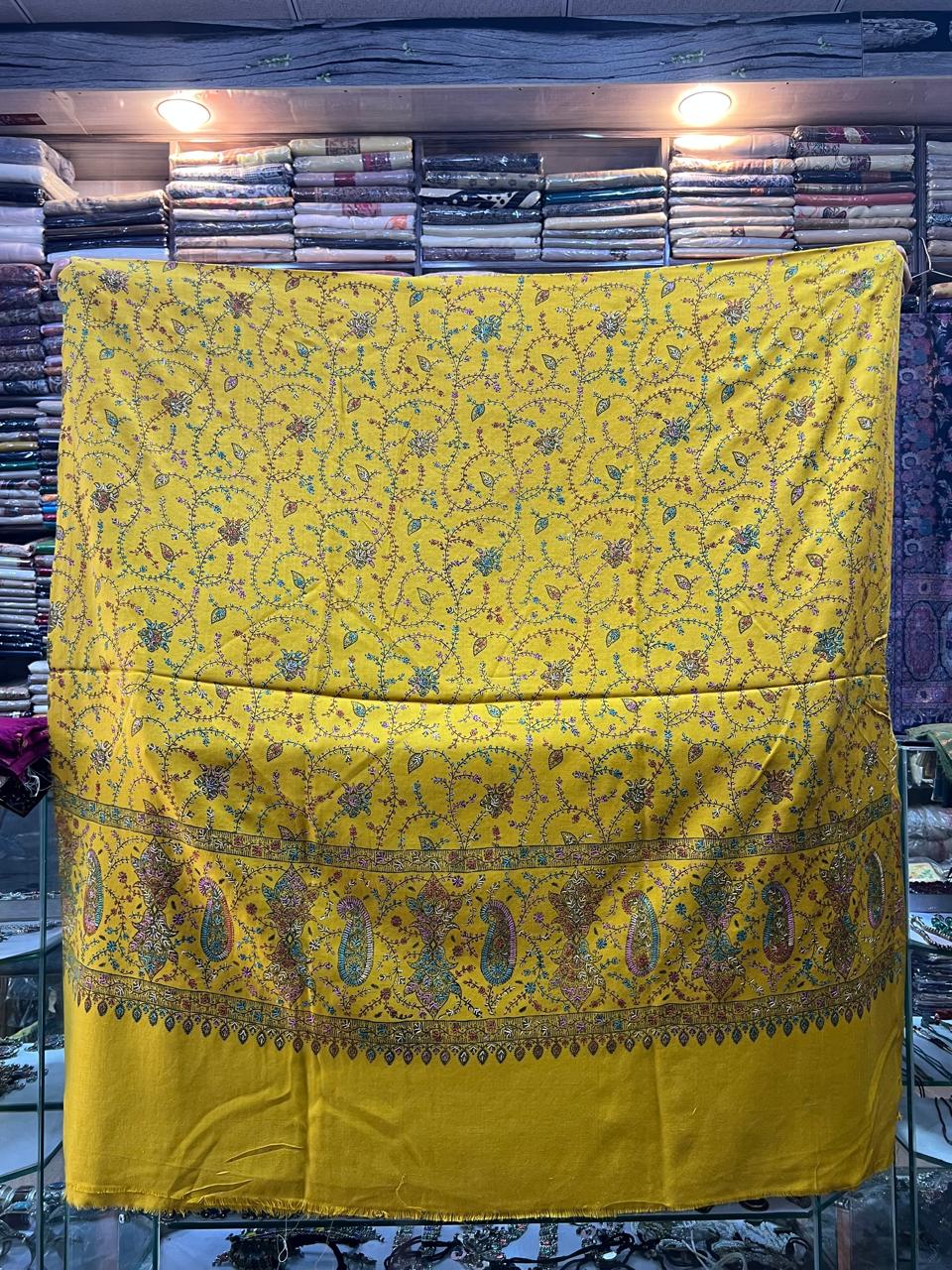 Pashmina Full Handwork Shawl – A Masterpiece of Timeless Elegance