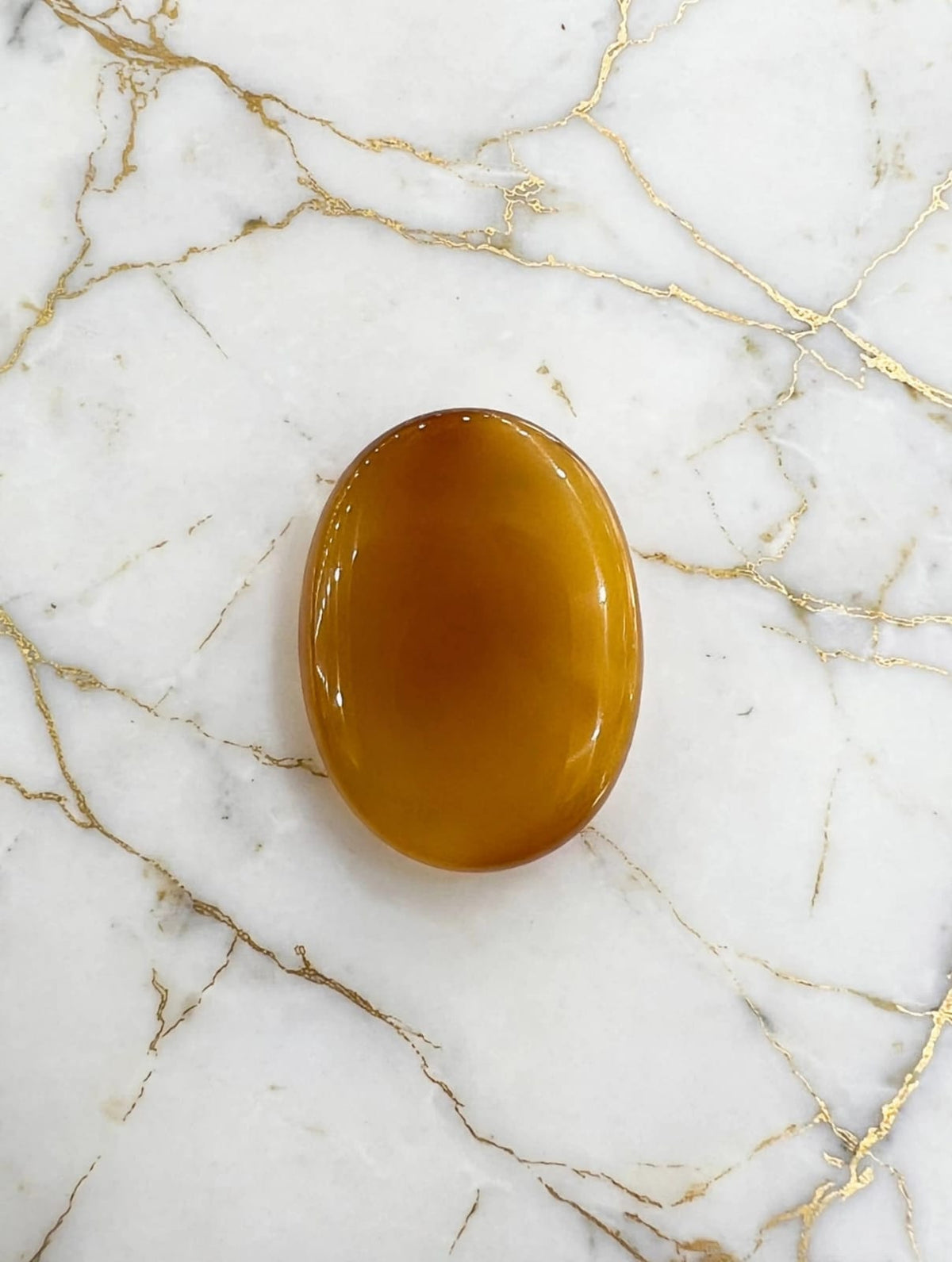 Natural Zard Aqeeq Stone (Yellow Agate)