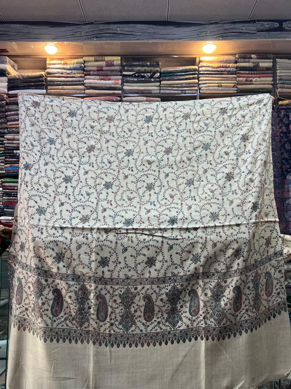 Pashmina Full Handwork Shawl – A Masterpiece of Timeless Elegance