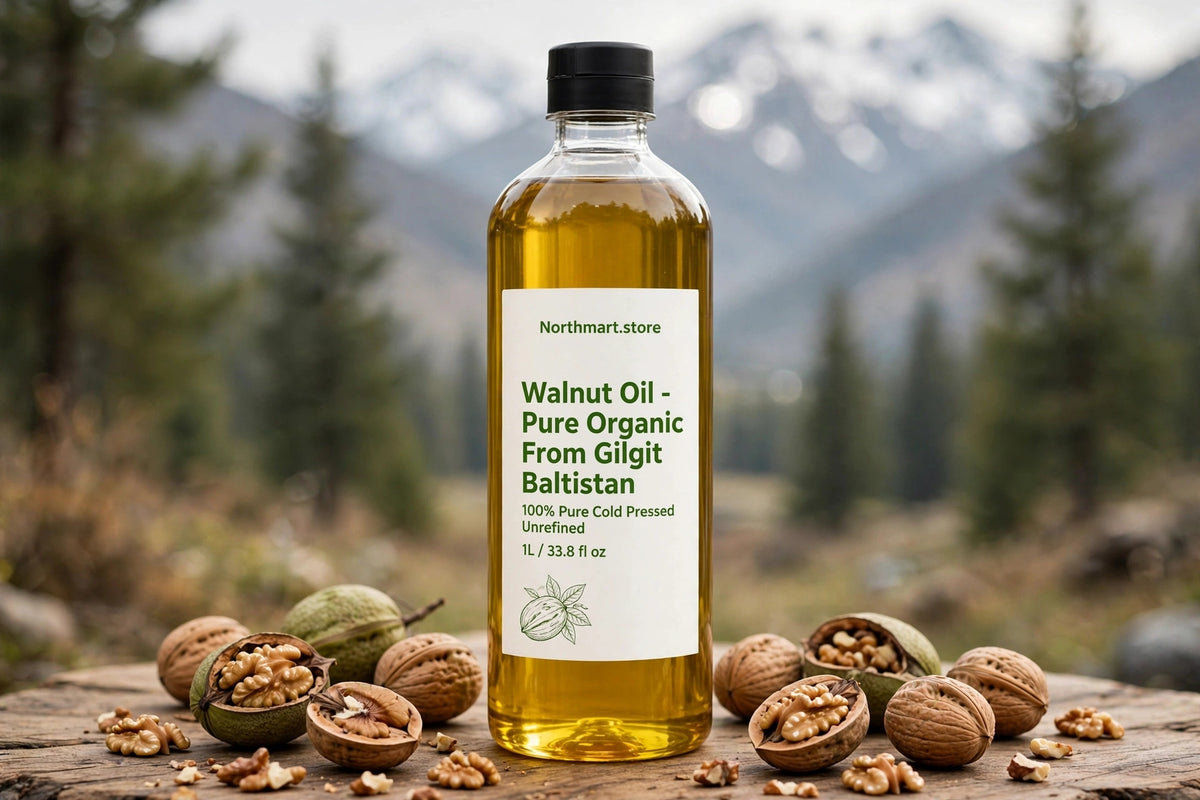 Organic Walnut Oil Form Gilgit Baltisan