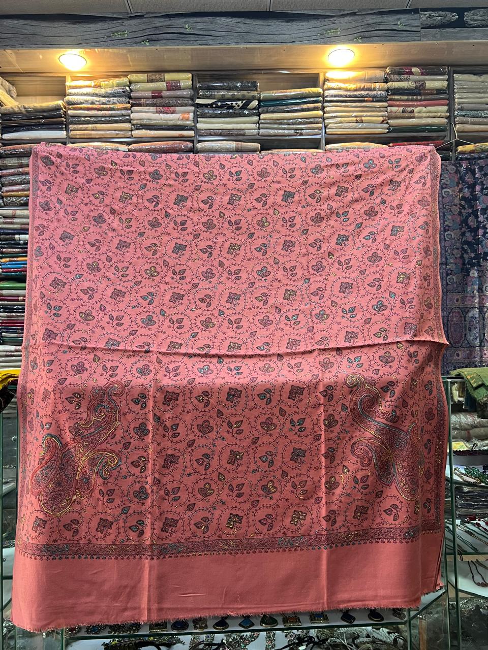 Pashmina Full Handwork Shawl – A Masterpiece of Timeless Elegance