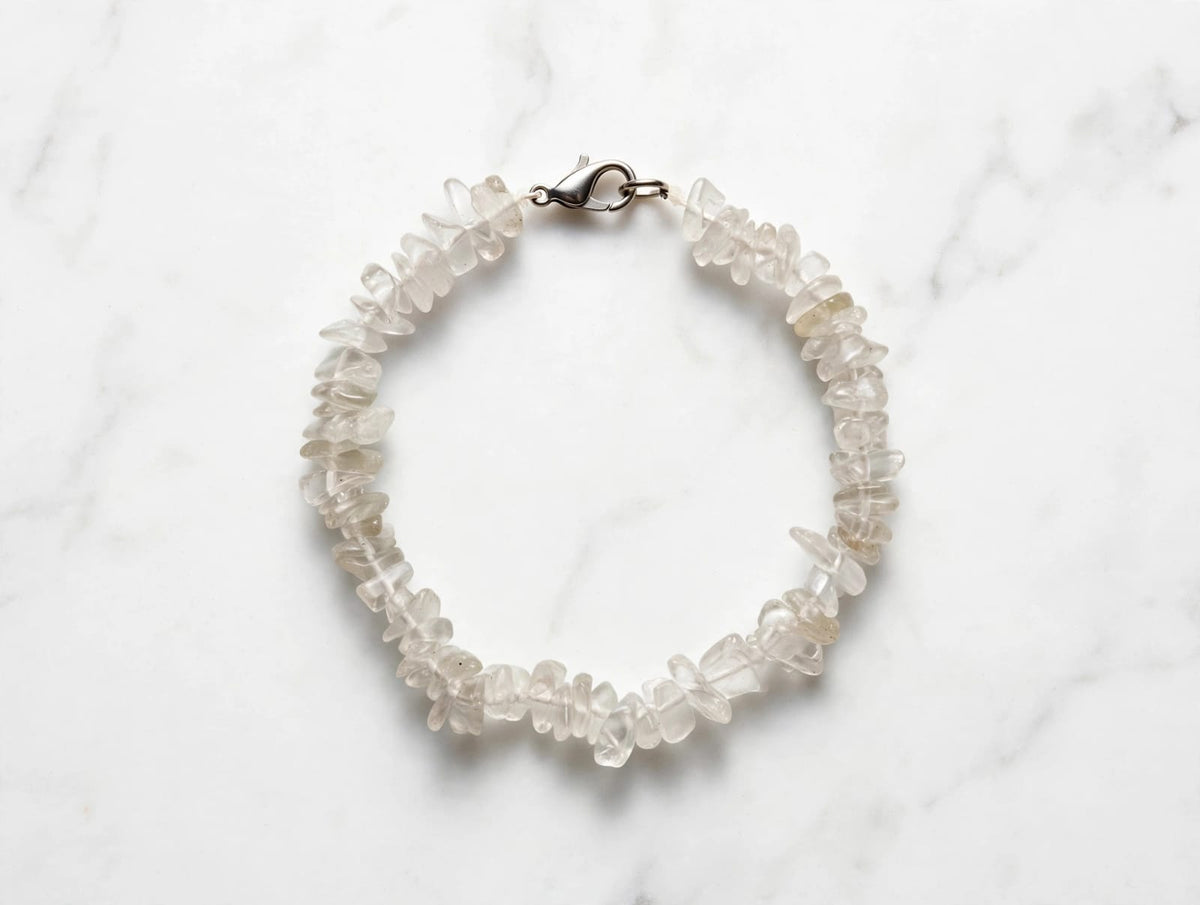 Clear Quartz Stone Bracelet
