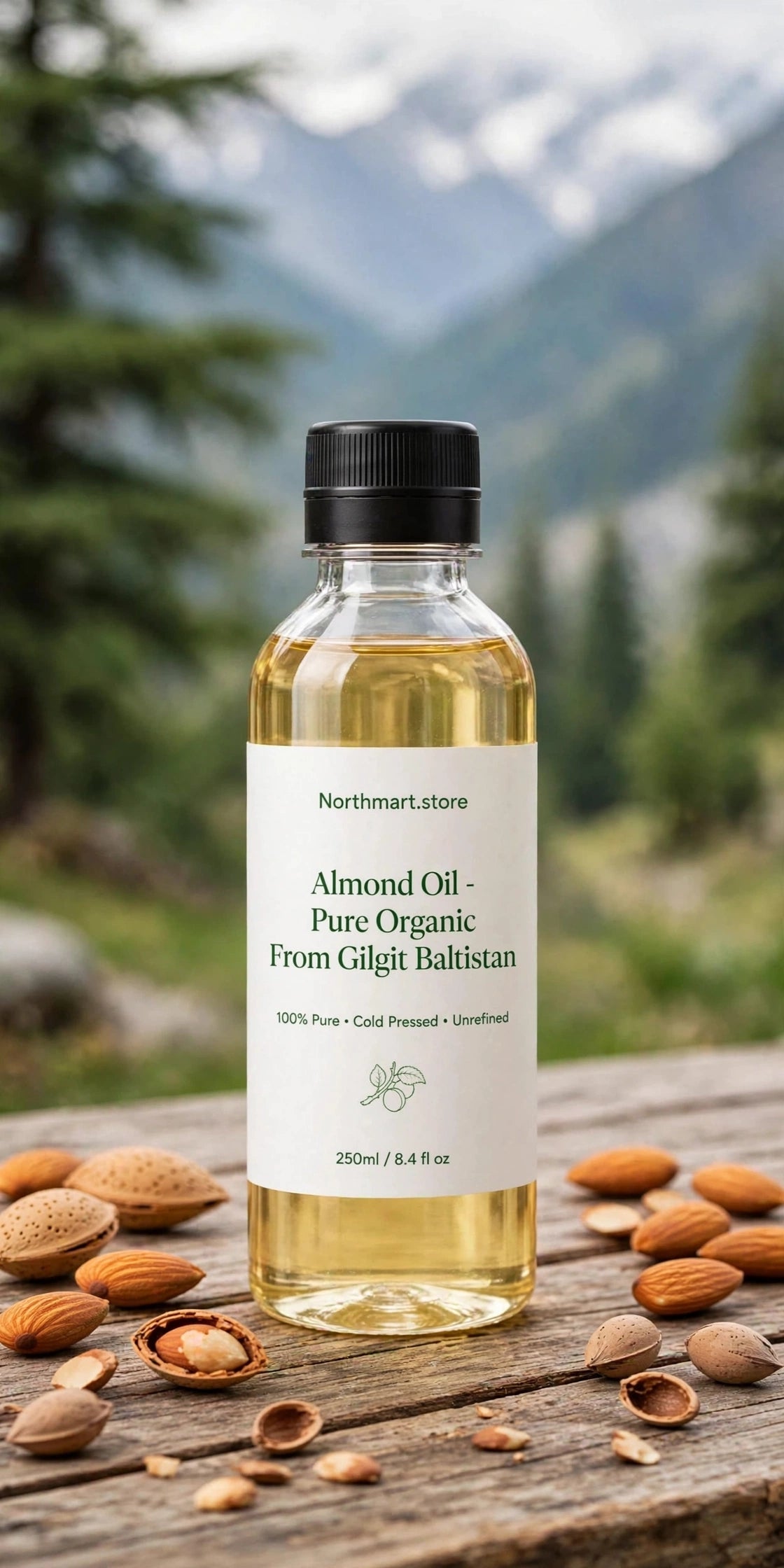 Organic Almond Oil Form Gilgit Baltisan